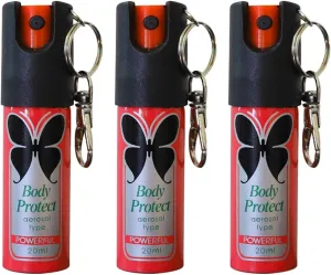 (1-4 Pieces) Portable Pepper Spray - with Safety Twist top - Comes with a Keychain, Small and Easy to Carry - Outdoor Safety Products