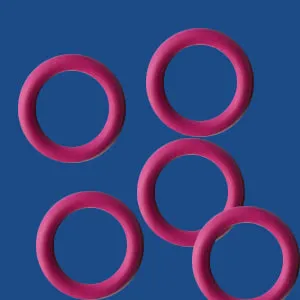 10 mm Rubber O-Rings for leather (10 pcs per bag)
