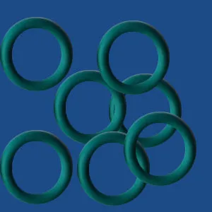 10 mm Rubber O-Rings for leather (10 pcs per bag)