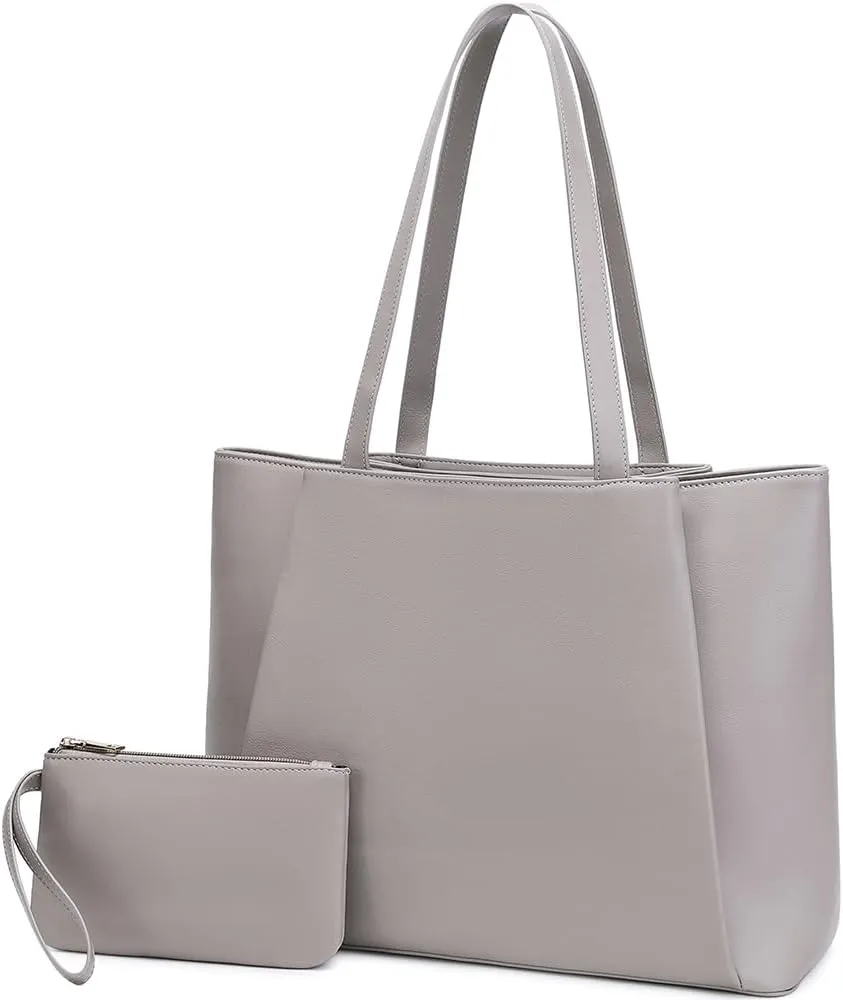 15.6 Inch Work Bags Waterproof Laptop Bag, Large Capacity Office Purse Computer Briefcase Durable Shoulder Bag