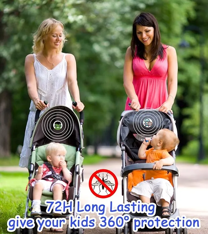 168Pack Mosquito Repellent Patches for Kids, Natural Citronella Stickers for Adult-DEET Free