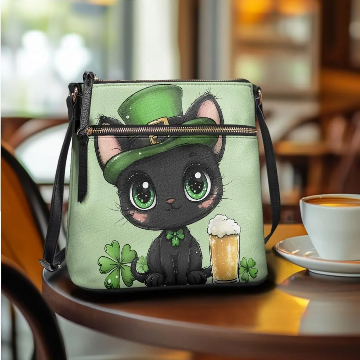 2 Pcs Bucket Bags Set for Women Trendy Satchel Purses for Women Crossbody Wristlet Purses for Women