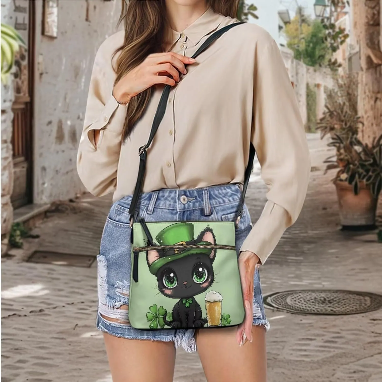 2 Pcs Bucket Bags Set for Women Trendy Satchel Purses for Women Crossbody Wristlet Purses for Women