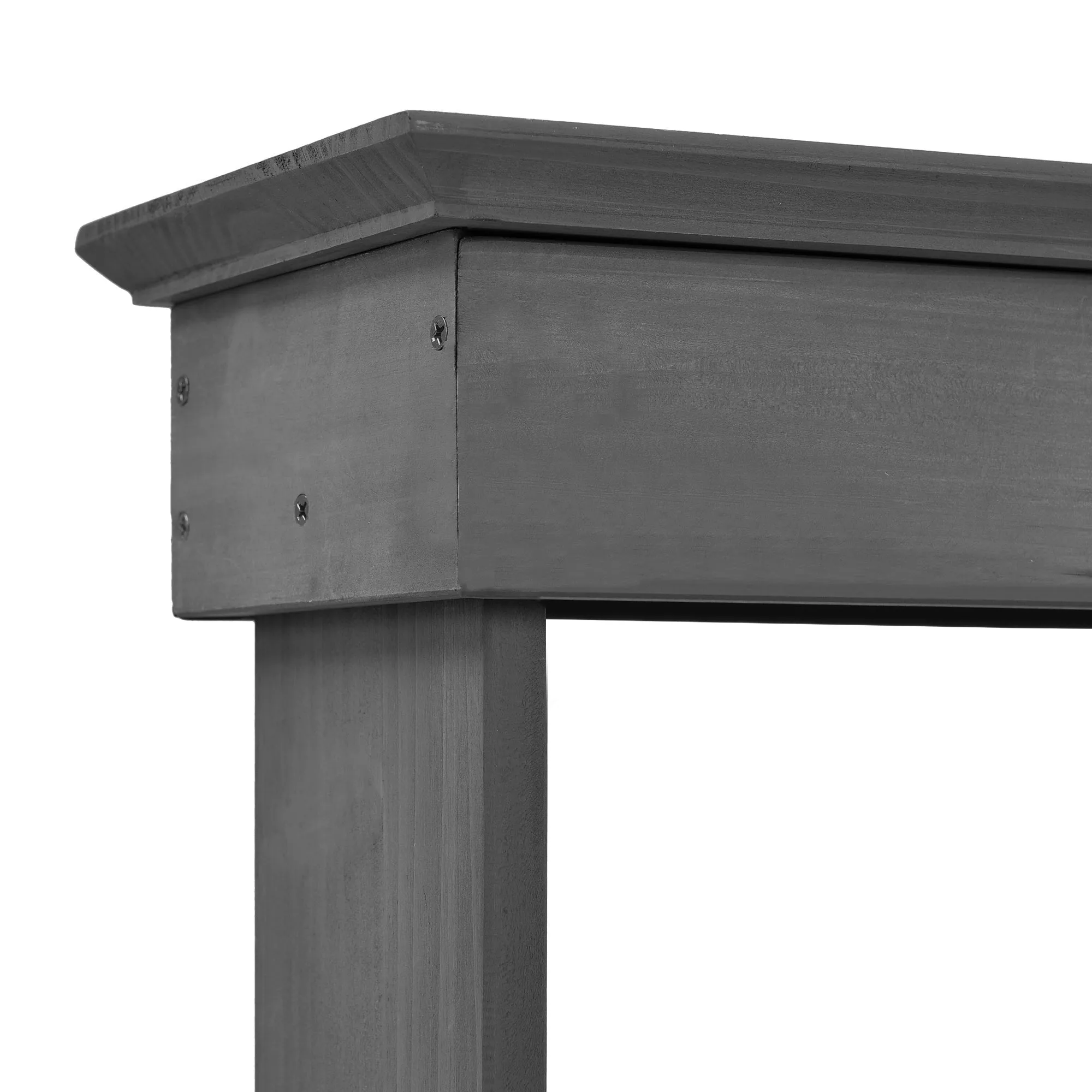 66'' Large Outdoor Farmhouse Wooden Potting Bench Table, Garden