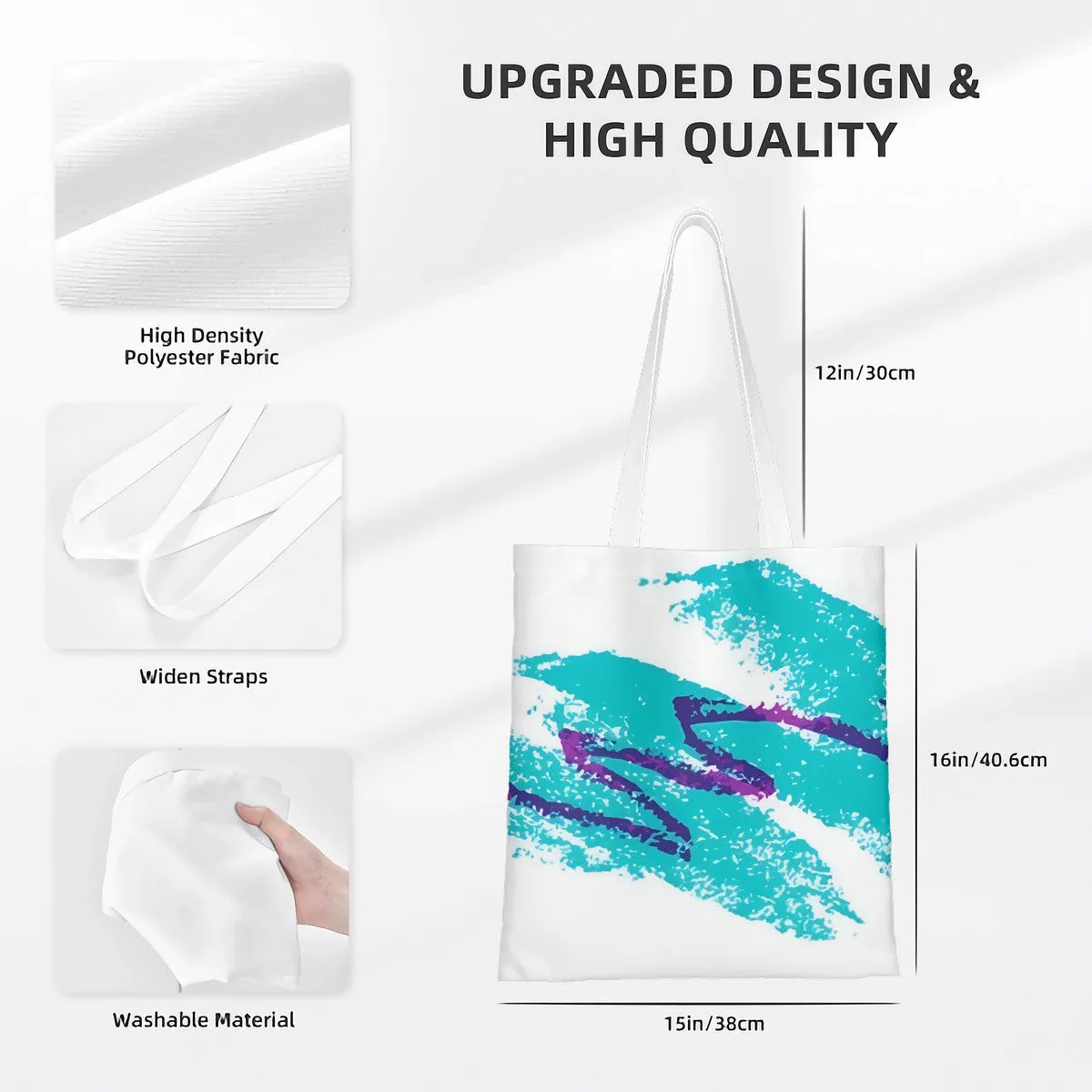 90s Jazz Solo Cup Pattern All-Over Print Tote Bag