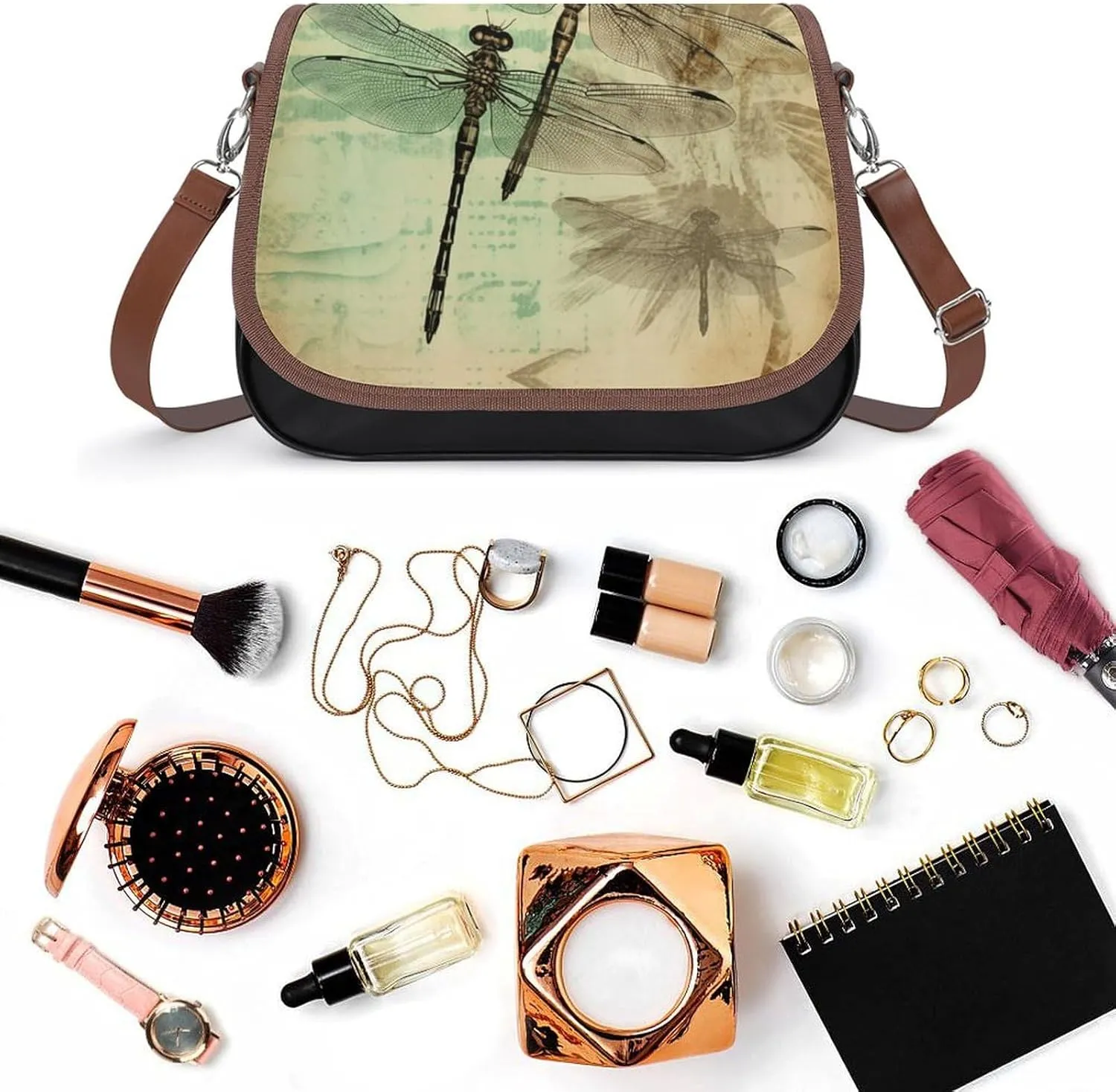 A Dog Crossbody Bags for Women,PU Leather Tote Bag for Women,Shoulder Bag Purse for Work Shopping Travel
