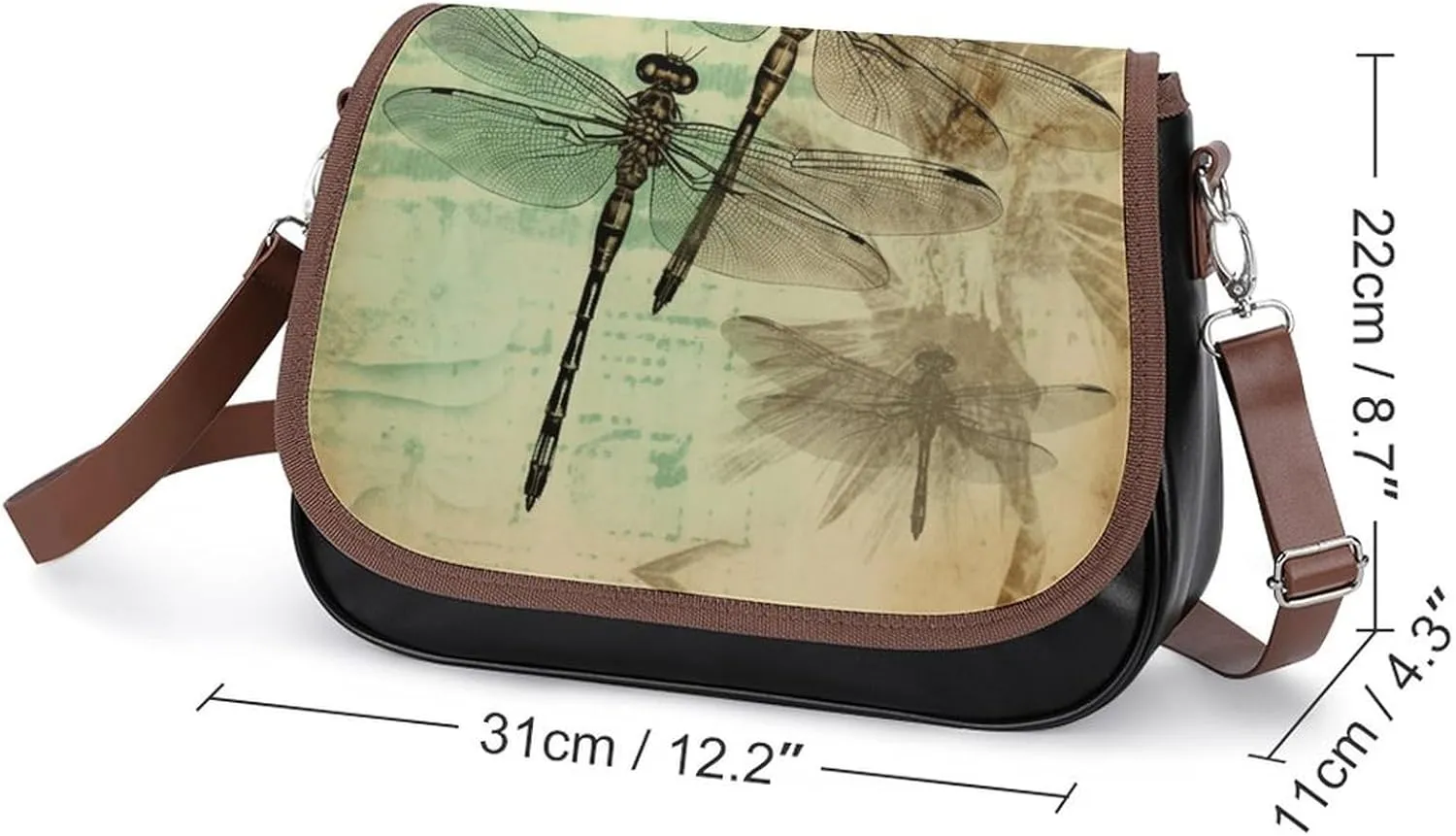 A Dog Crossbody Bags for Women,PU Leather Tote Bag for Women,Shoulder Bag Purse for Work Shopping Travel