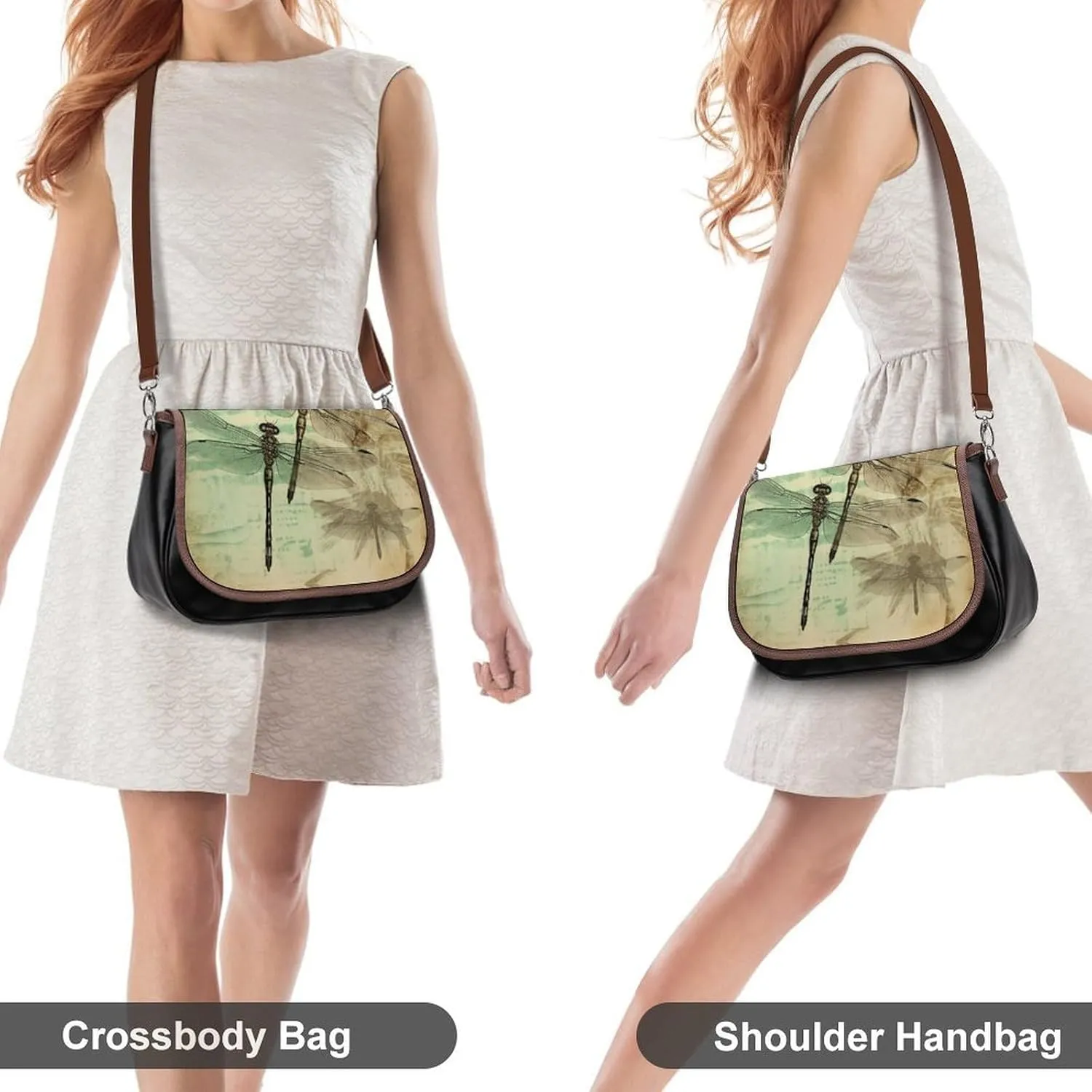 A Dog Crossbody Bags for Women,PU Leather Tote Bag for Women,Shoulder Bag Purse for Work Shopping Travel