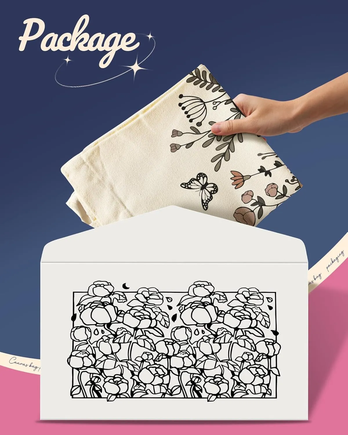 Aesthetic Canvas Tote Bag for Women Pattern Trendy Casual Music Inspired Cloth Totes Bag for Shopping