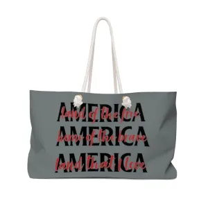 American Home Weekender Bag