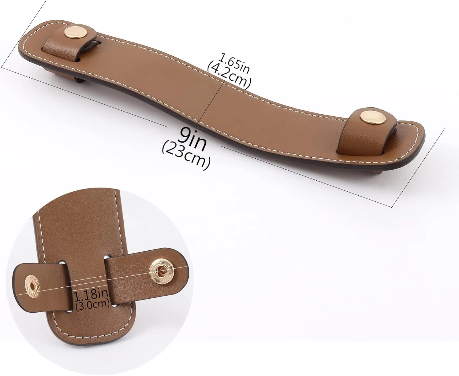 Anti-Skid and Reduced Leather Shoulder Strap pad for Shopping Bags,Tote Bags,Work Handbags and Other Women Accessories