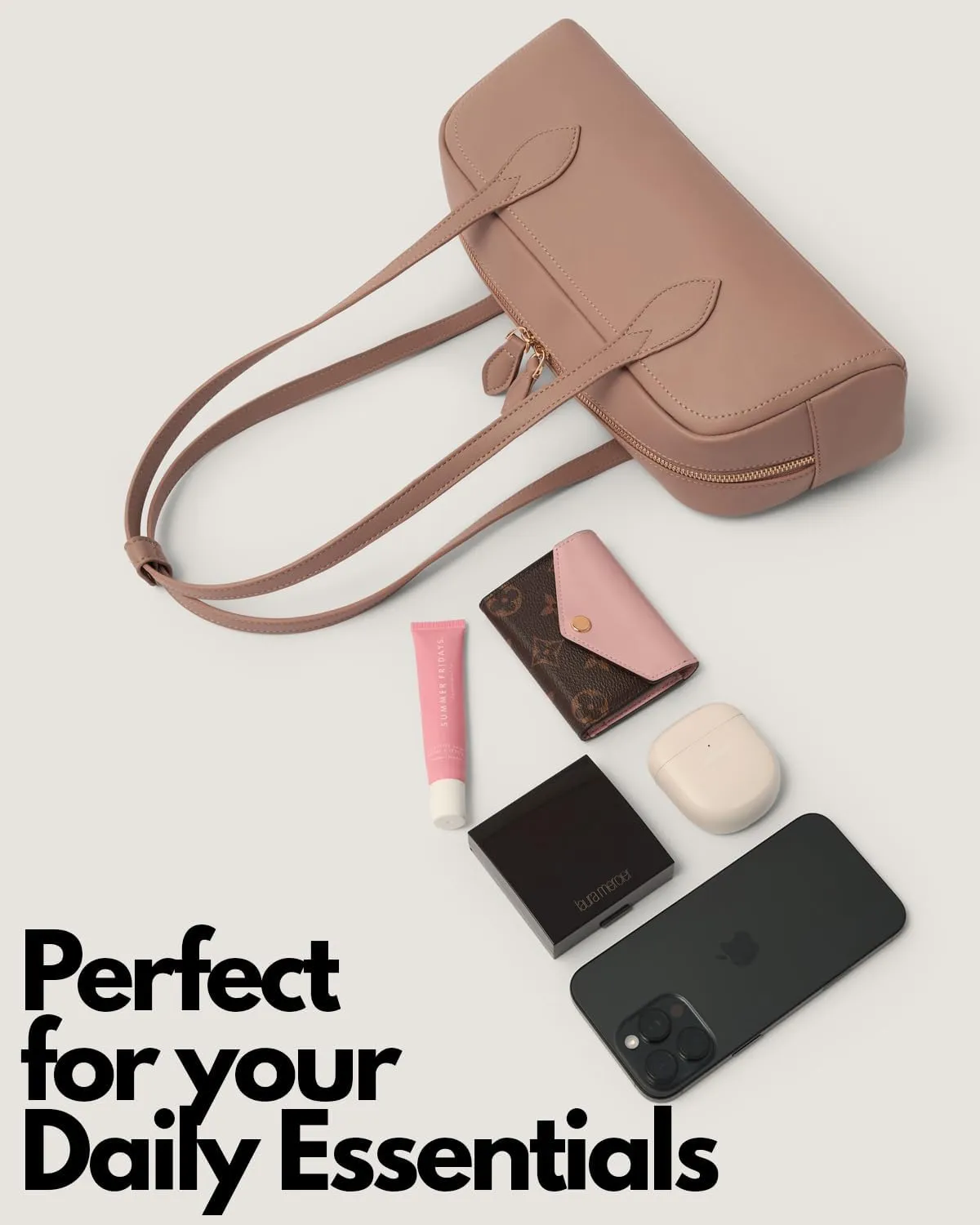 Apryl Shoulder Bag for Women - Small Purses for Women - Shoulder Purses - Cute Trendy Handbag Vegan Leather