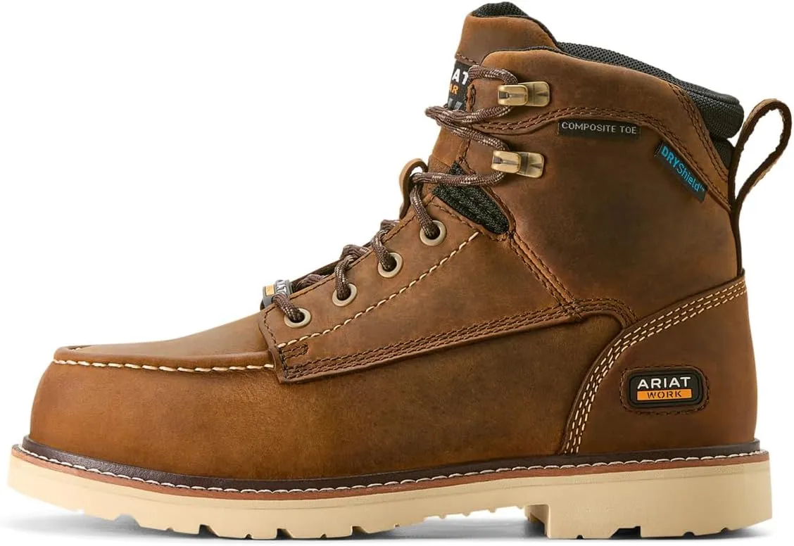 ARIAT Women's Rebar Lift Waterproof Composite Toe Work Boot Industrial