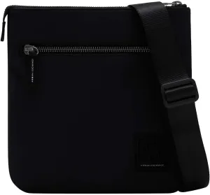 Armani Exchange Men's Logo Crossbody Bag, Black