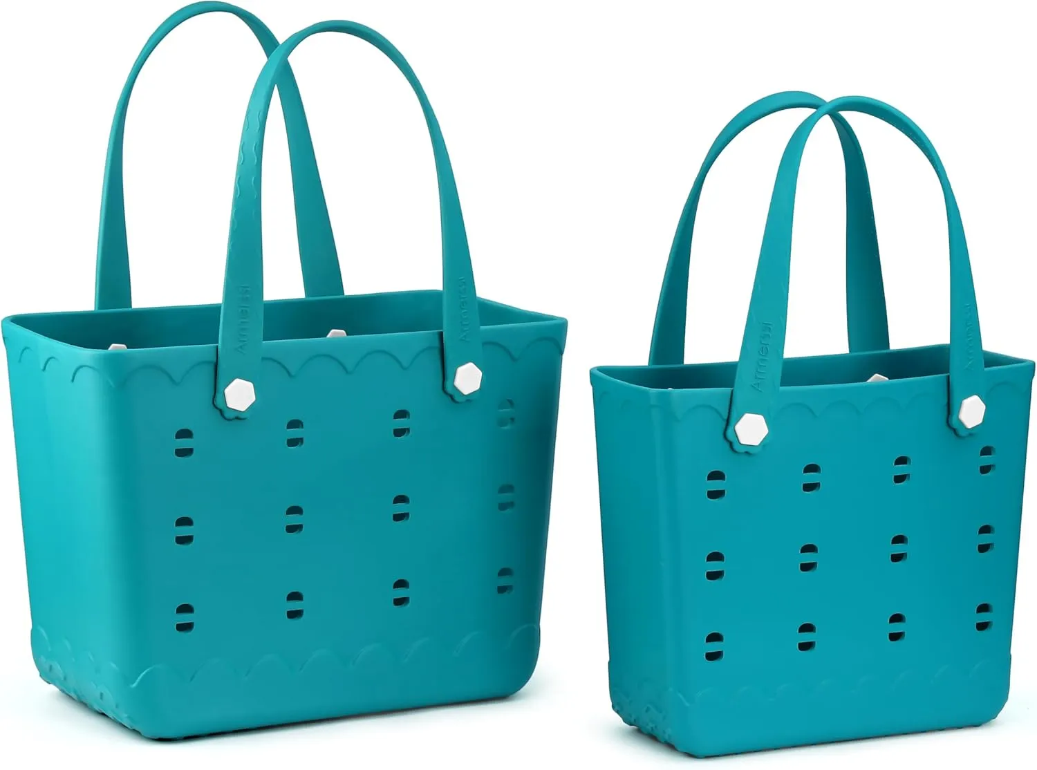 Armerssi Rubber Tote Bag For Women Large Rubber Beach Bag Waterproof Washable Handbag Durable Tote Bag Beach Swimming Travel