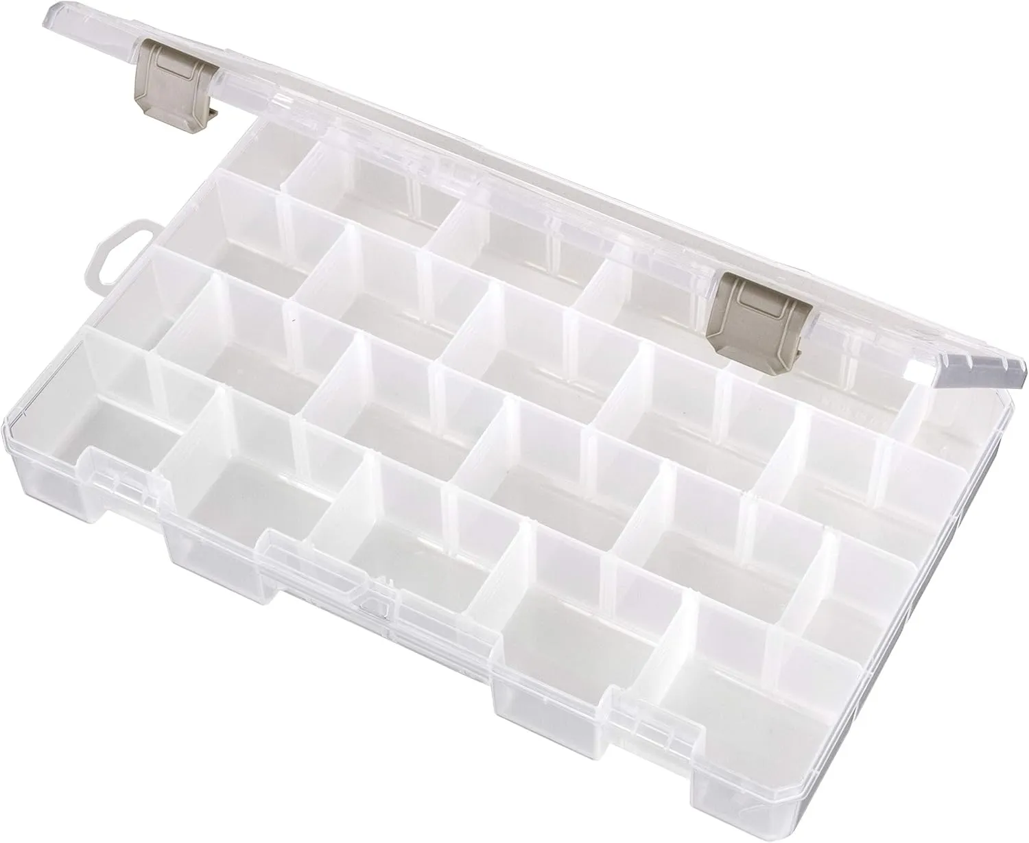 ArtBin Large Solutions Box Clear Art & Craft Organizer with Dividers - Plastic Storage Case for Convenient and Versatile Storage - Ideal for Various Craft Supplies