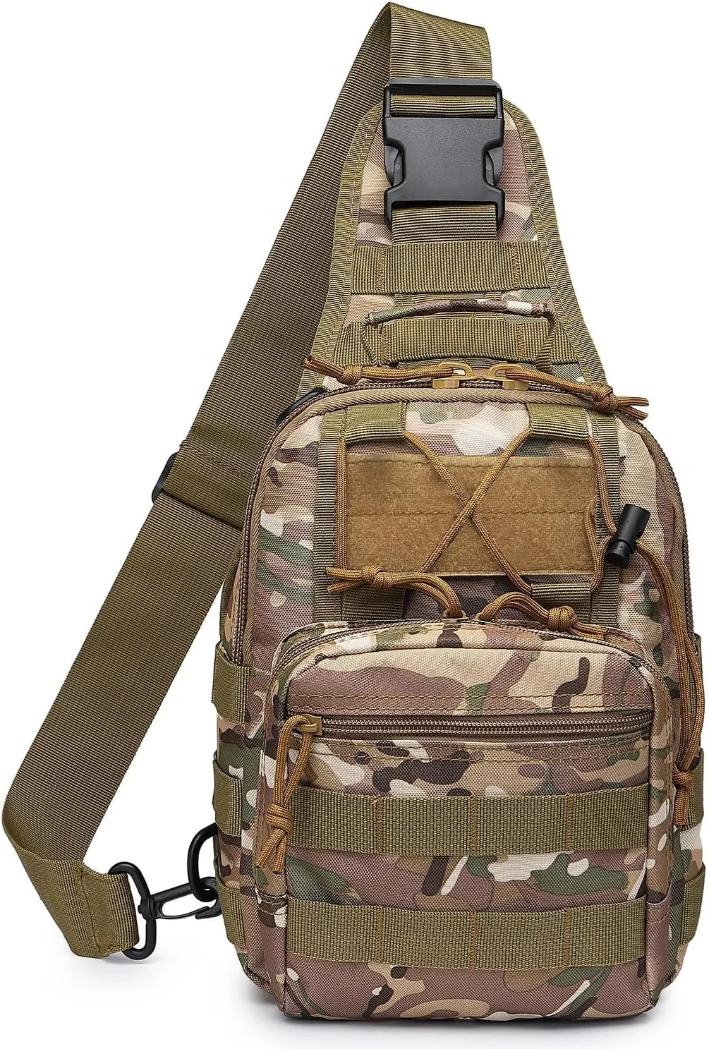 ATBP Small Tactical Sling Backpack Bag for Men Military Shoulder Bag Pack EDC Crossbody Bag for Hiking 7 Liters