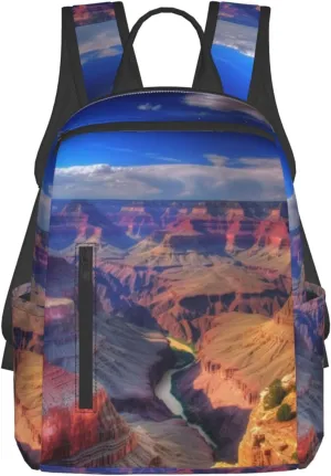 Backpack Casual Daypack for Men Women Beauty Grand Canyon Laptop Backpack Lightweight Travel Bag Shoulder Bag for Work Hiking