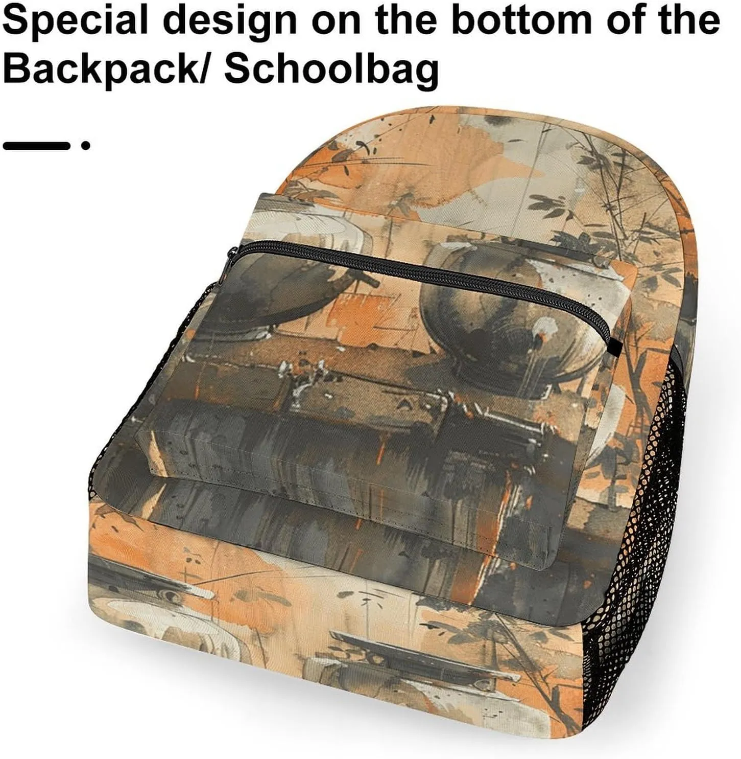 Backpack for Women Men Travel Basin on Fence Daypack Lightweight Laptop Bag Carry On Backpacks for Work