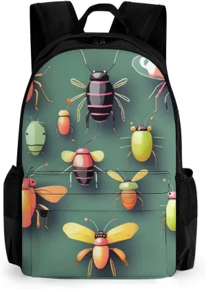 Backpacks for Women Travel Backpack for Men Computer Bag Insect Atlas Lightweight Casual Daypack