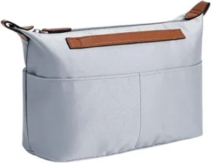 Bag Organizer for Hermes Handbags Polyester Lined Storage Bag Bag Organizer Insert Portable Cosmetic Bag(Blue,Garden party 30)