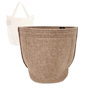 Bag Organizer for Loewe Slit Bag in Raffia and Calfskin (Bag Length: 30cm|11.8″) - Premium Felt Purse Handbag Insert Liner Shaper (Handmade) Soft Structure Support (25 Color Options)