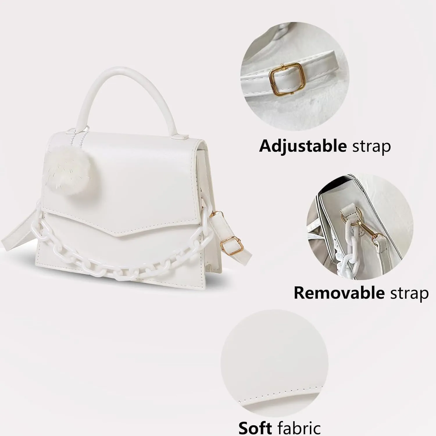 BIBDOO Mini Purses for Women Small Handbag Cute Crossbody Bag