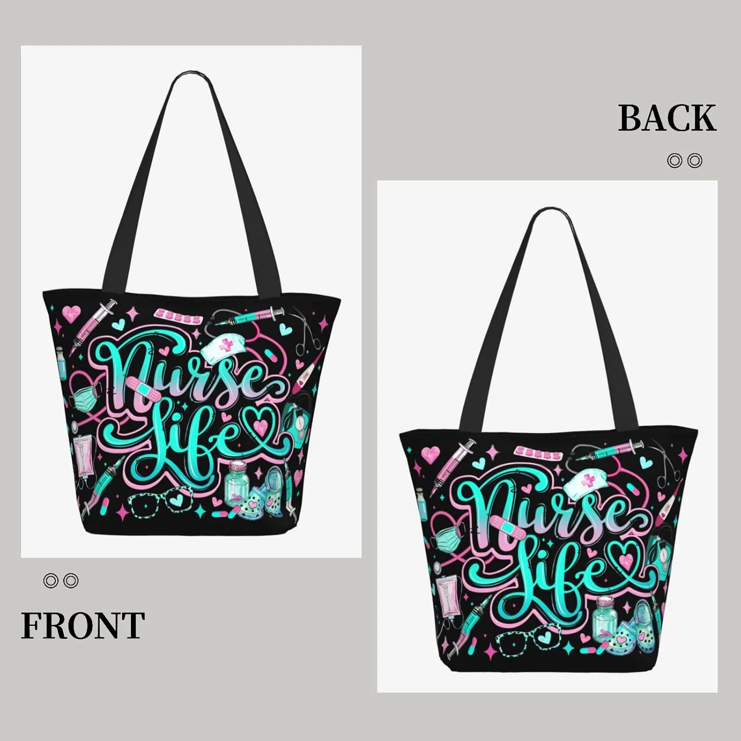 Bible Tote Bags for Women Christian Tote Bags Reusable Shoulder Bag Church Bags Christian Gifts for Women Work