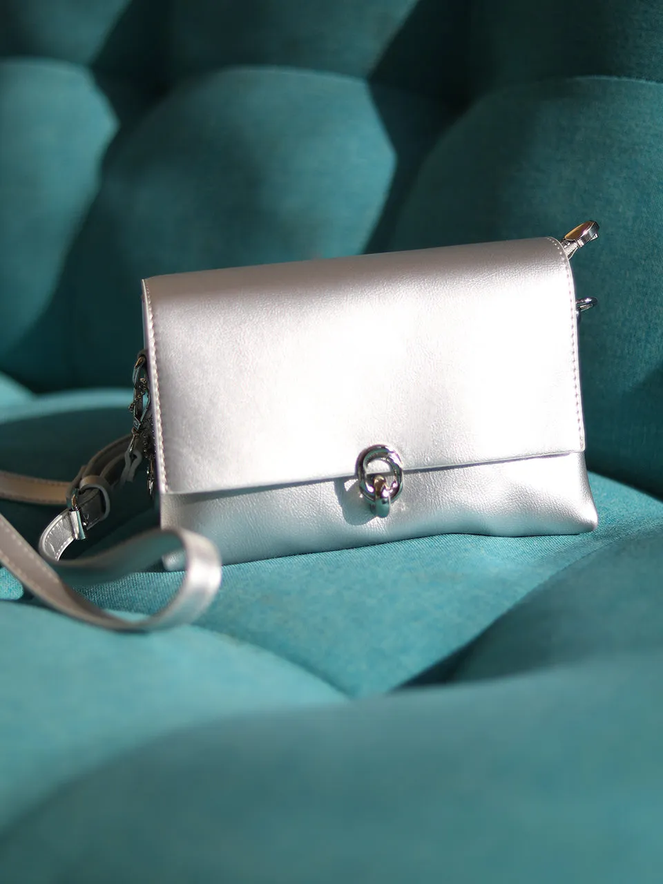 Biella Silver Sling Bag