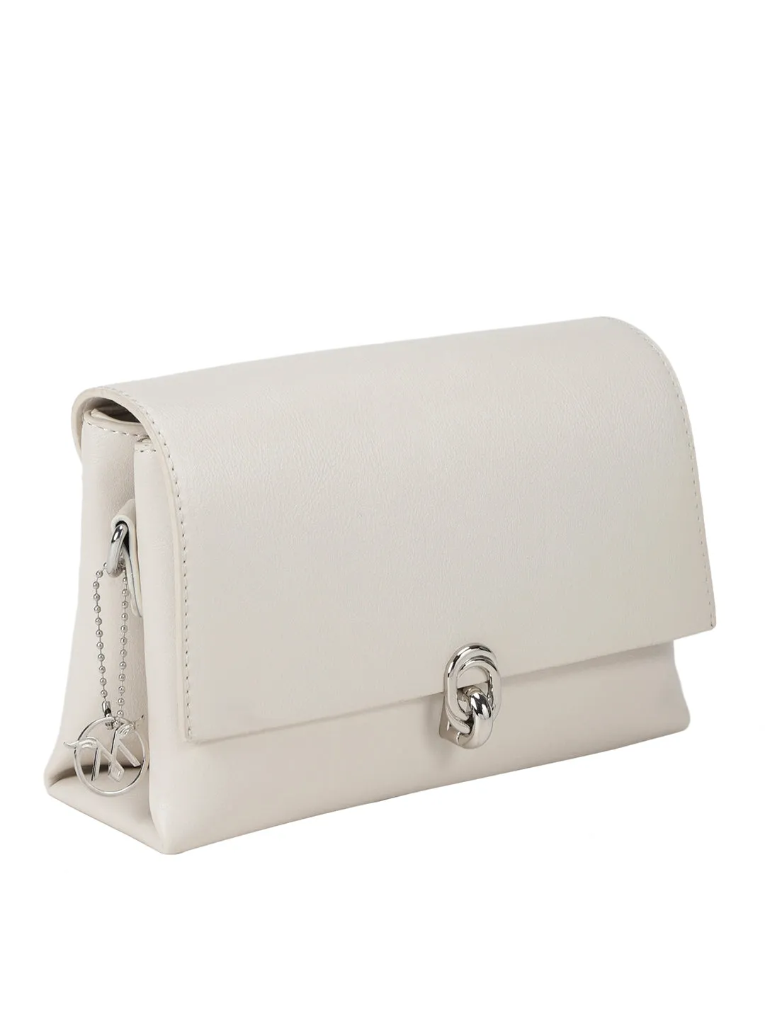 Biella White Sling Bag