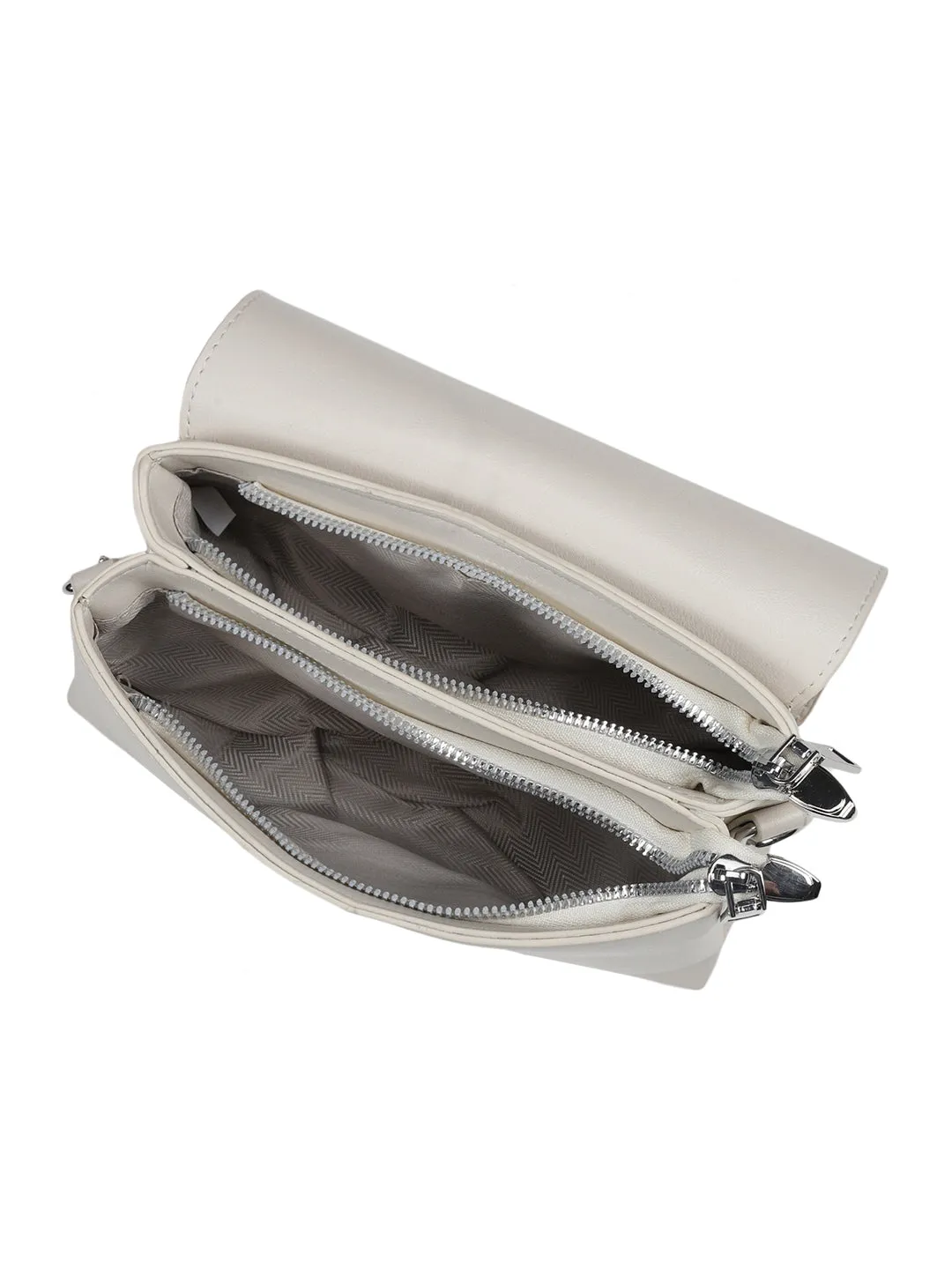 Biella White Sling Bag