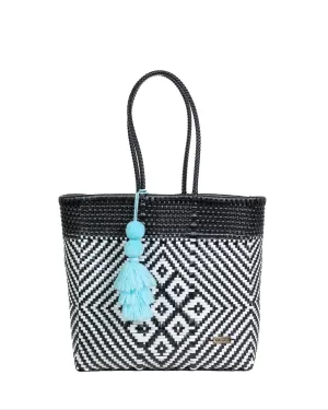Black Kaleidoscope Playera Tote