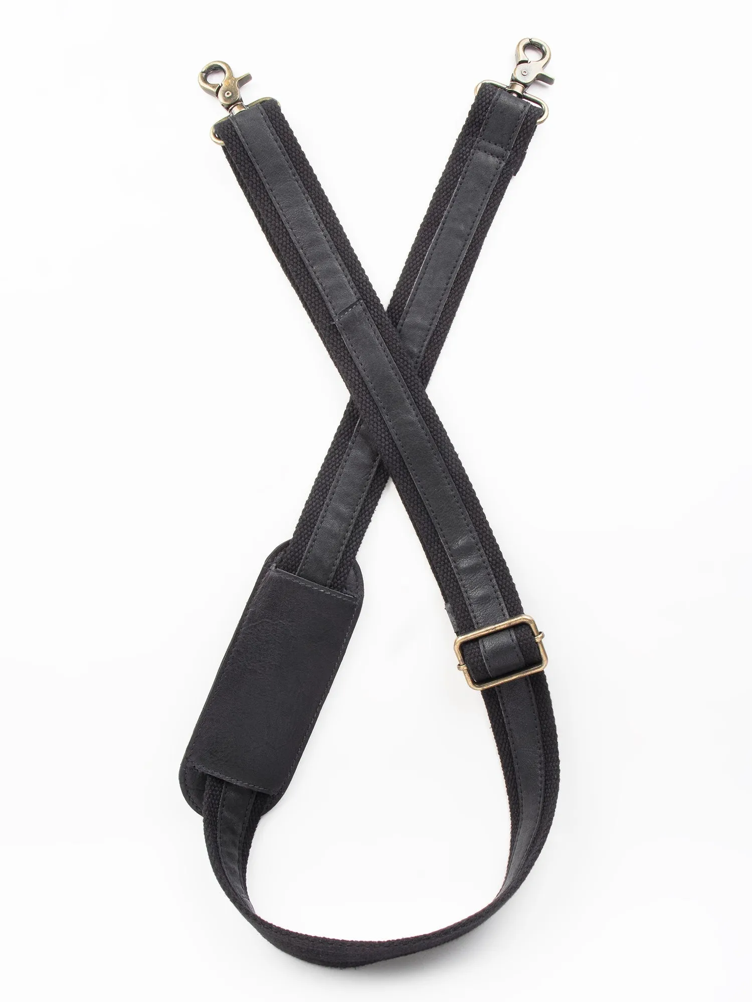 Black Leather Plain Design Laptop Bag by art n vintage