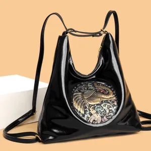 Black Zemo 2-in-1 Tote Backpack