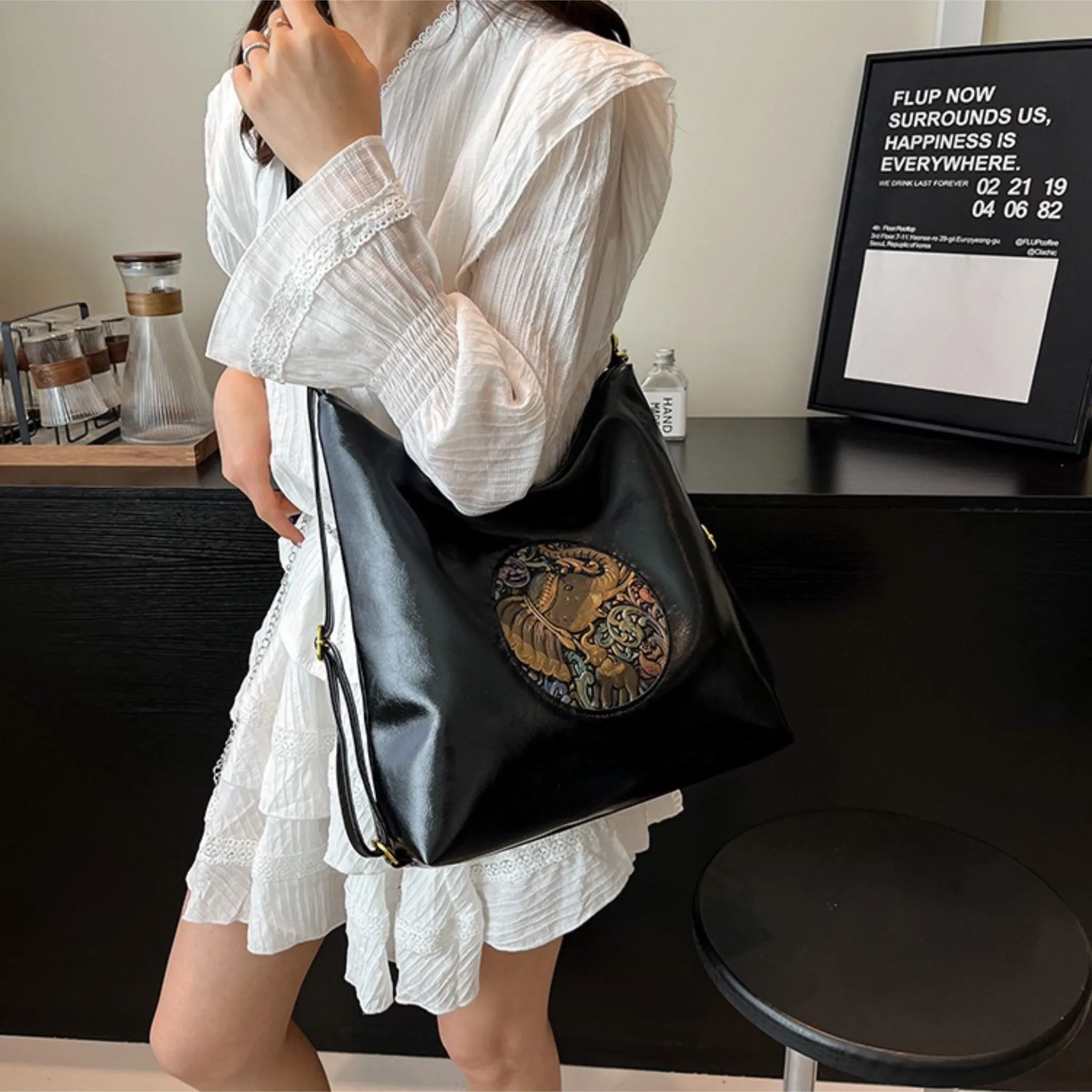 Black Zemo 2-in-1 Tote Backpack
