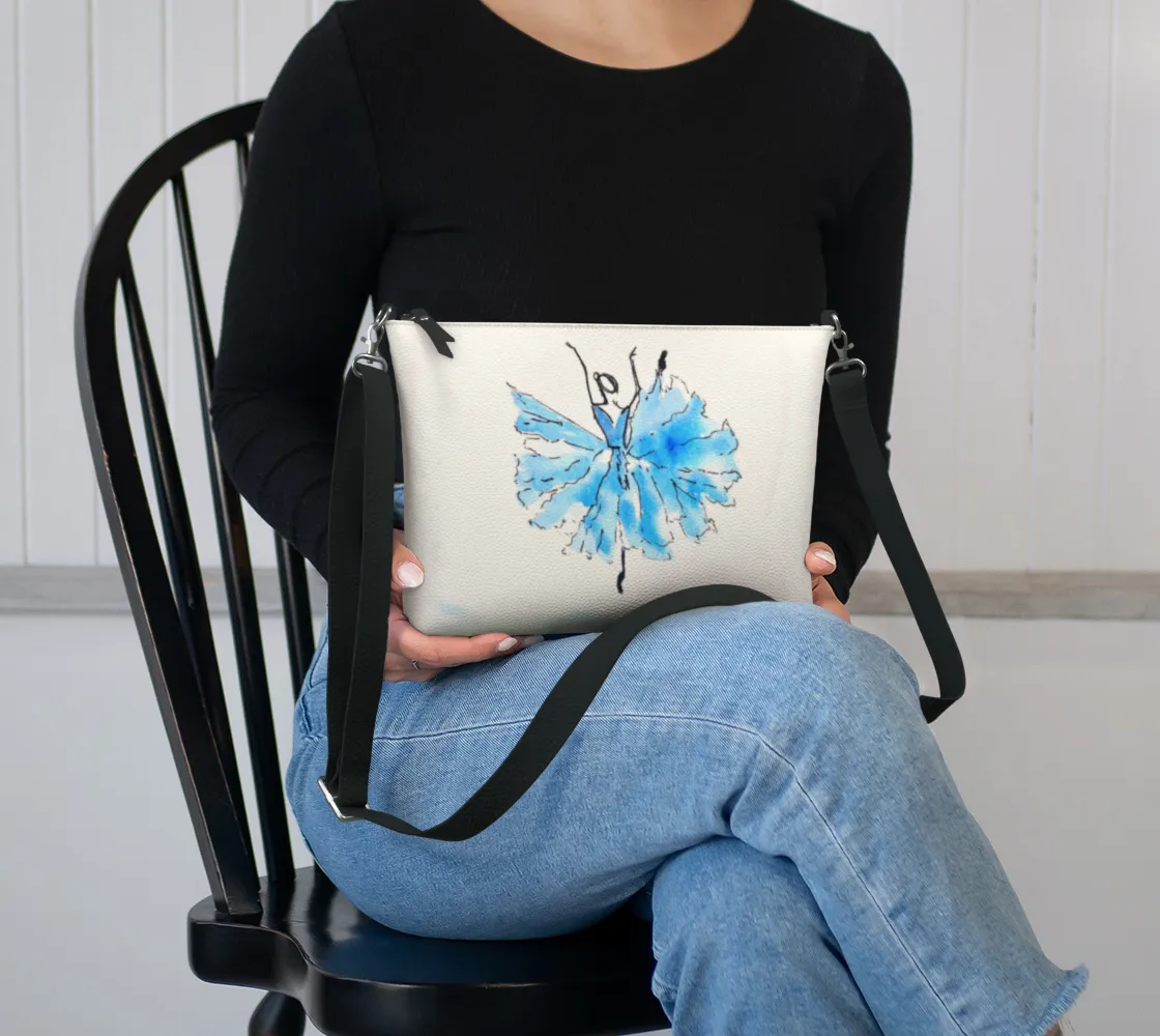 Blue Ballerina Crossbody Bag