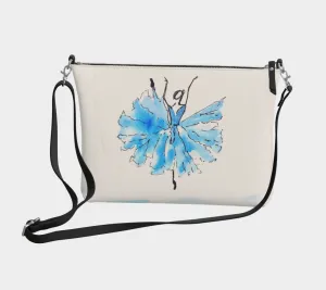 Blue Ballerina Crossbody Bag