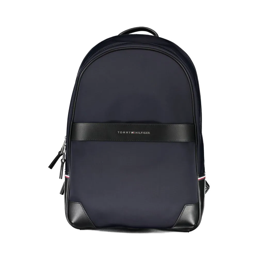 Blue Polyethylene Men Backpack