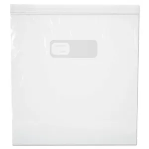 Boardwalk BWK1GALBAG 1 Gallon, 10.56 in. x 11 in. LDPE Reclosable Food Storage Bags - Clear (250/Box)