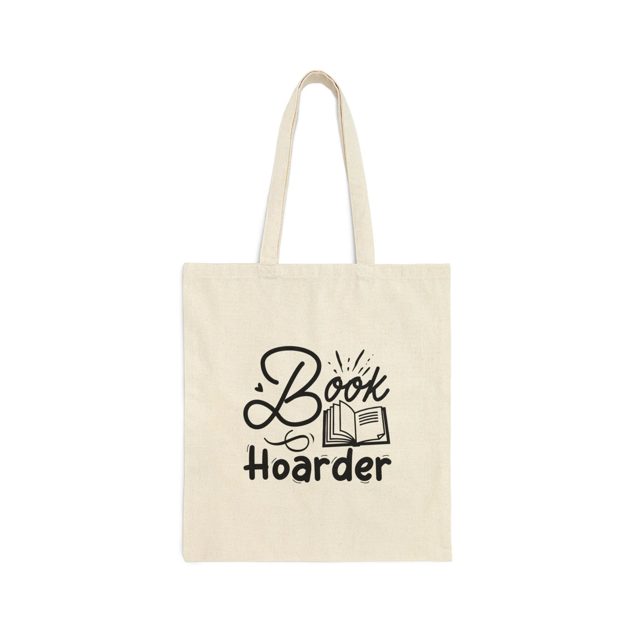 Book Hoarder Cotton Canvas Tote Bag