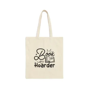 Book Hoarder Cotton Canvas Tote Bag