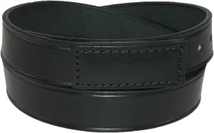 Boston Leather Men's Big & Tall Leather Movers & Mechanics No Scratch Work Belt, 3X, Black