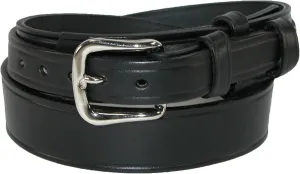 Boston Leather Men's Heavy Duty Leather Ranger Work Belt, 38, Black