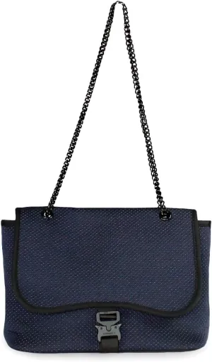 Brand Flap Crossbody Bag- Neoprene, Adjustable Straps, Water Resistant, Machine Washable, Shoulder Purse for Women