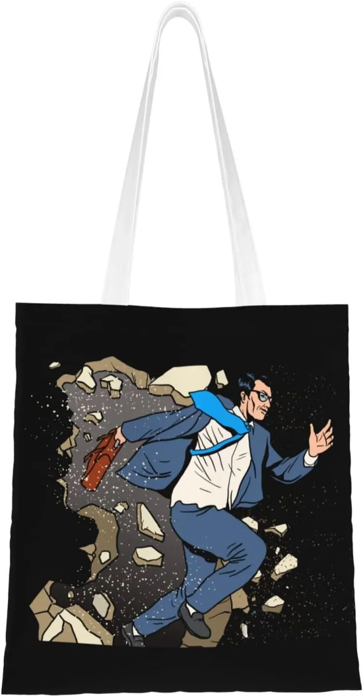 Break Through Those Spiritual Barriers to Bring Success to Your Career Tote Bag for Women Canvas Shopping Bags Reusable Beach Bag Grocery Bags Tote Shoulder Bag Gift Bags