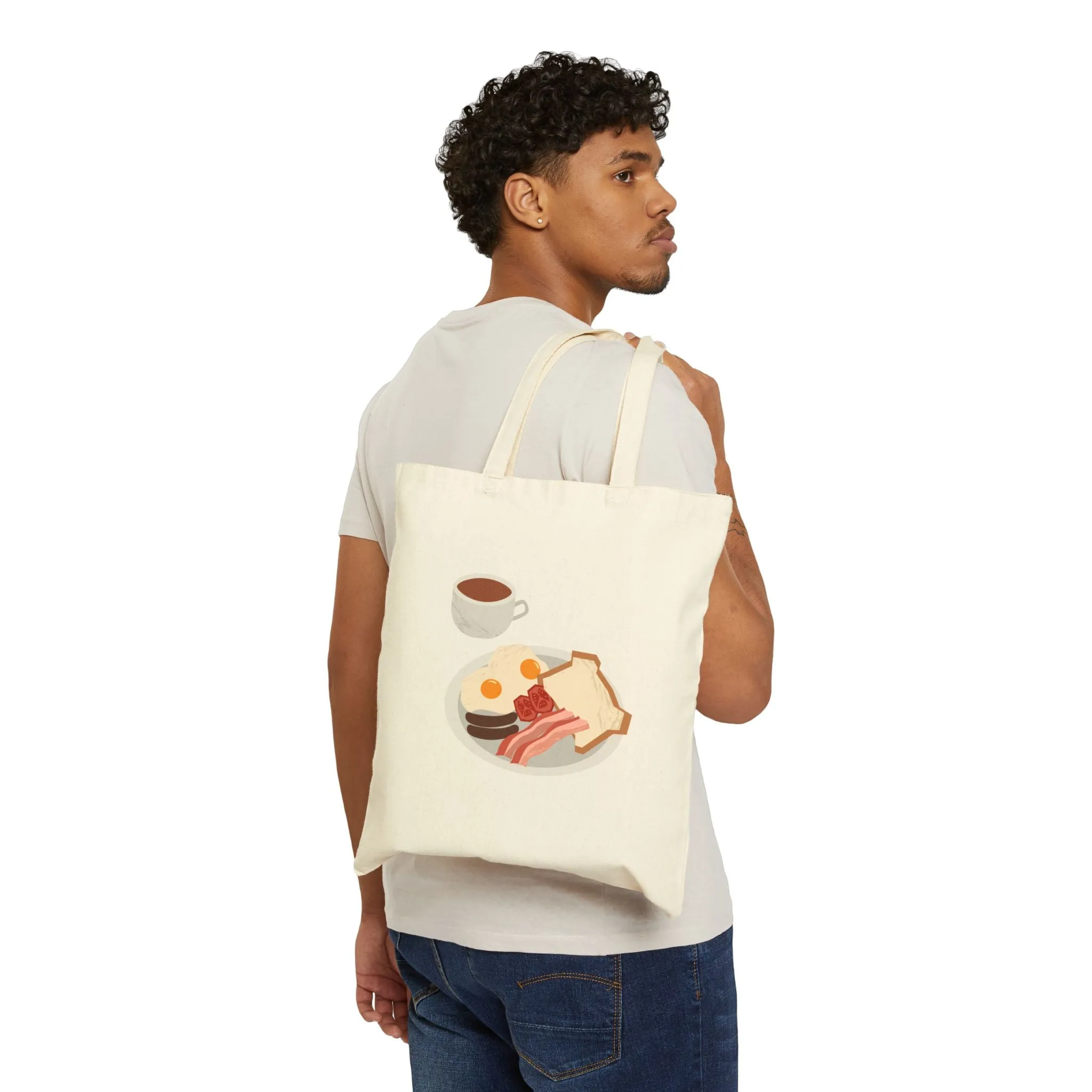Breakfast Canvas Tote Bag