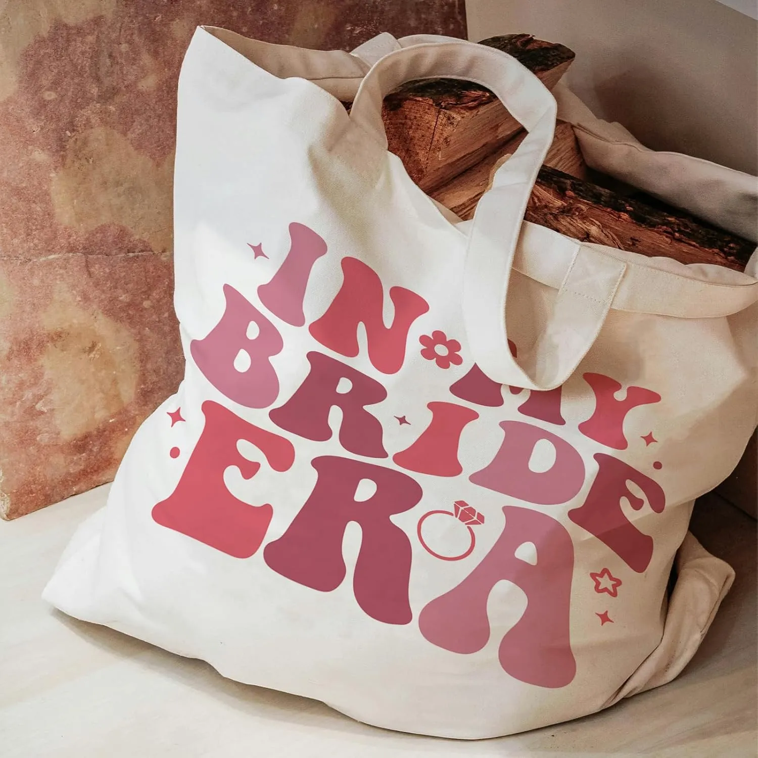 Bridal Canvas Tote Bag - Bride & Wifey Gifts for Wedding & Engagement