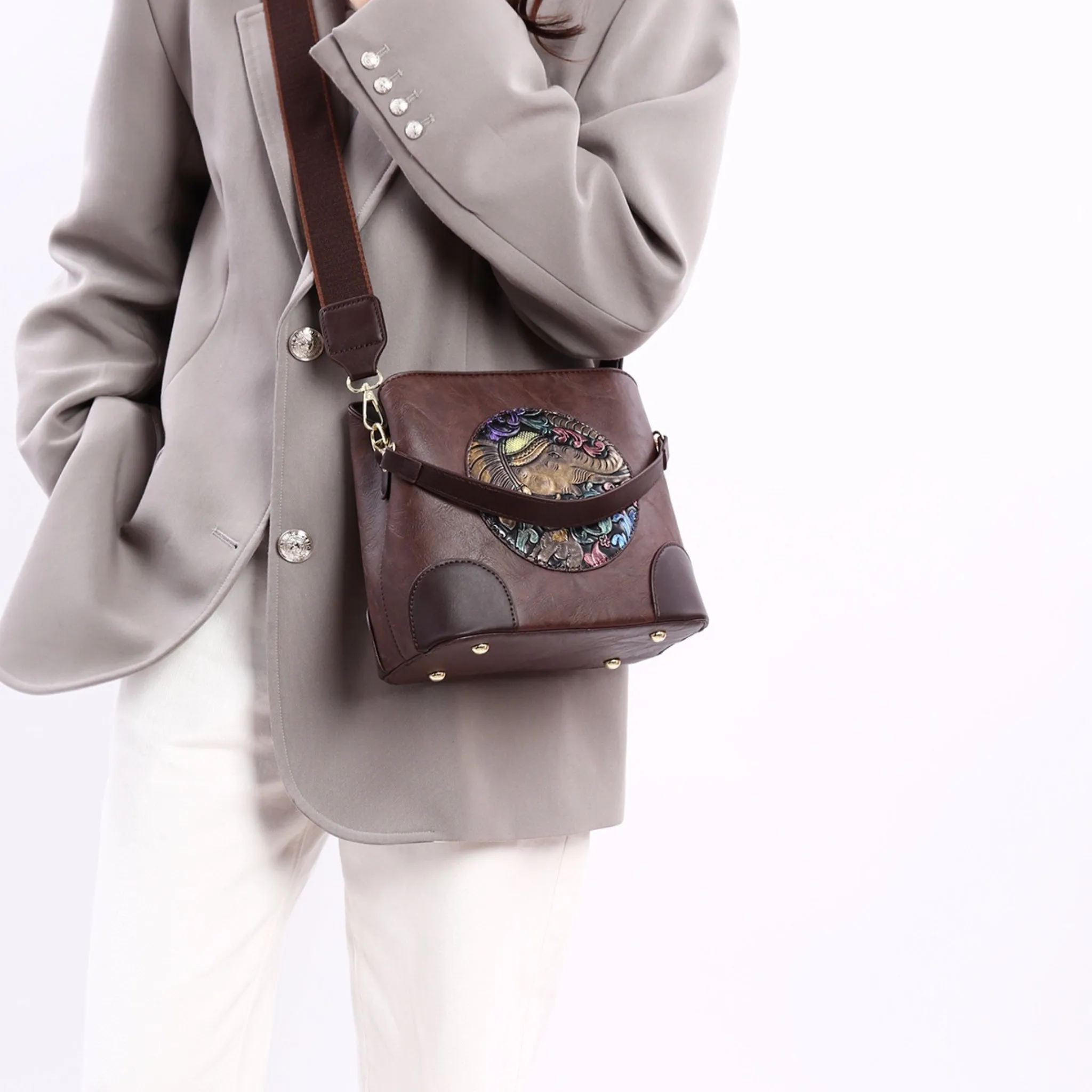 Brown Tari Sling Bag