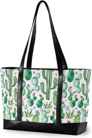 Butterflies Laptop Tote Bag for Women Travel Work Bag Handbags Purse Canvas Teacher Tote Bags with Zipper