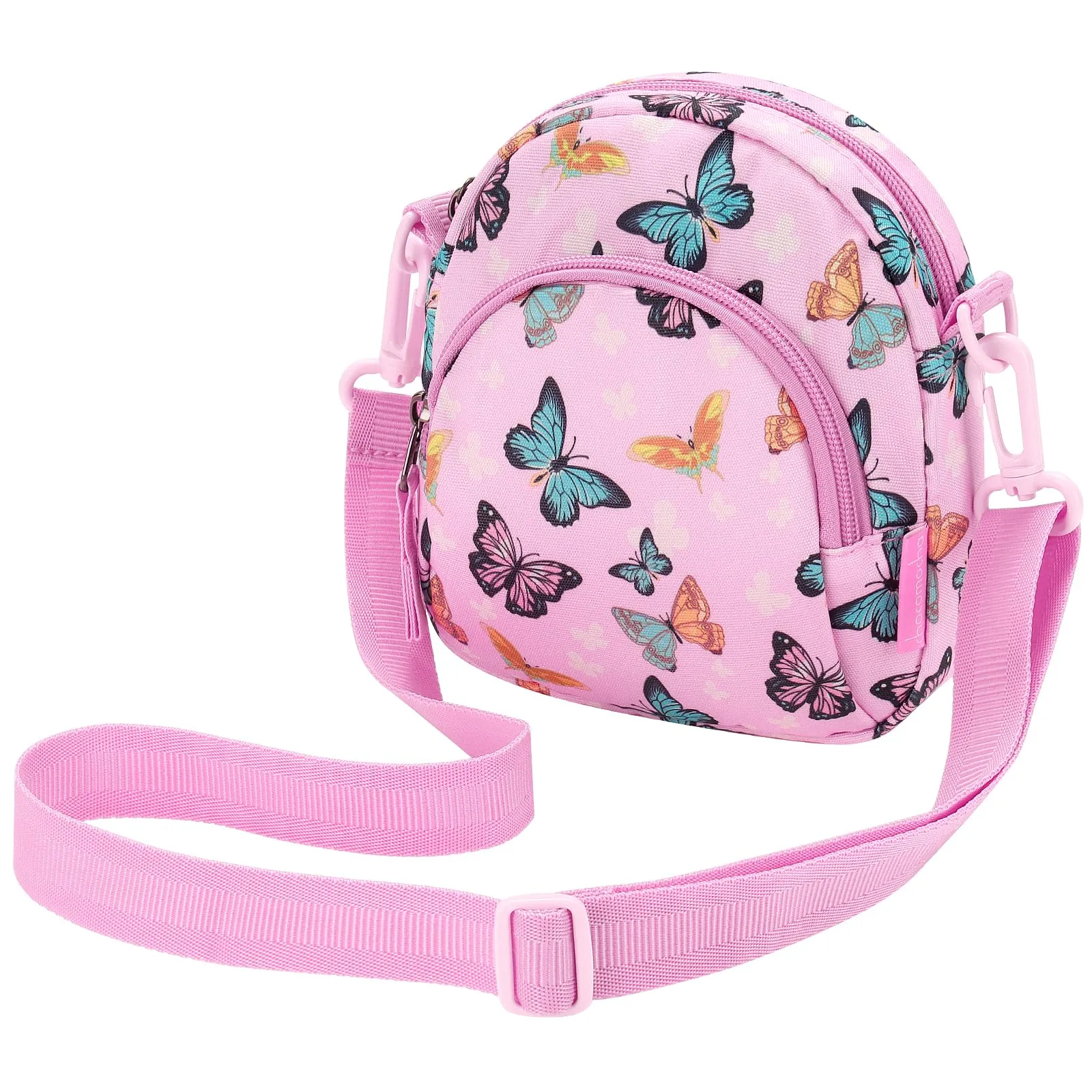 Butterfly Pink Arch Crossbody Purse